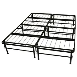 It requires no tools for assembly and can be put together in minutes. Flat, rigid surface protects mattress. Provides...