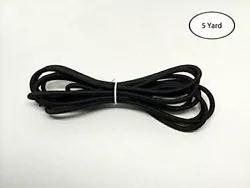 This is a durable black rope that is made of nylon. These are suitable for kayak, canoes or boats. P26001 (5 YARD)....