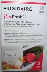 Frigidaire PureFresh 2-in-1 Refrigerator Air Filter & Fruit and Veggie Saver - FRPFUCOMBO.
