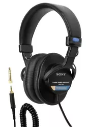 Sony MDR7506 Professional Stereo Headphones are ideal for sound monitoring in recording studios, radio, film...