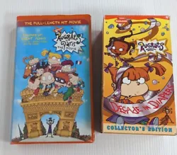Rugrats: Decade in Diapers Vol. 1 & 2 VHS Collectors Edition, Box Set & Movie.
