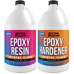 Our epoxy resin crystal clear kit finishes smooth, crystal clear and rock hard making it an ideal epoxy resin for river...