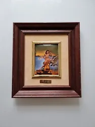 Reproduction Salvador  Dali  émaux scène de genre femme nue peinture sur plaque Métallique Tableaux encadré. ...