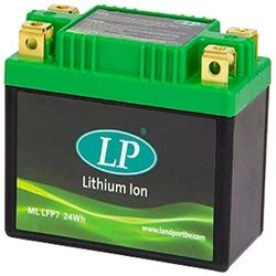 Batterie au lithium avec technologie LiFePO4, 100% sans entretienTension (V) : 12 ; capacité (Ah/10 heures) : 0 ; L...
