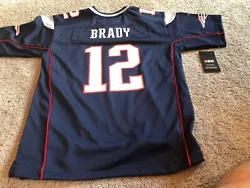 Tom Brady Patriots Jersey. Youth. New. Nike • size large 14/16There is stitching around name on back but letters are...