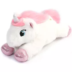 A cute Unicorn plushies for bab ies and toddlers. · This adorable Unicorn toy is stuffed with high quality pp cotton...