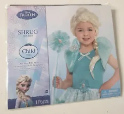 It is new in Package.  Add a magical touch to your little girls Frozen costume with this brand new Elsa shrug by...