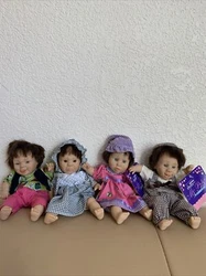 GiGo Toys My Pals Bean Bag Kids 8” Baby Doll Lot Of 4. In good condition