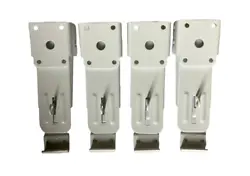 4 (Four) Lockable Lid Latch. Locking style allows for use with a padlock (Padlock not included).