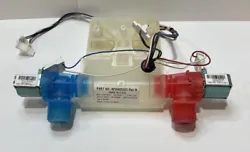 W10423125 OEM Whirlpool Washer Water Inlet Valve. This is a USED PART in perfect working condition. Make sure part is...