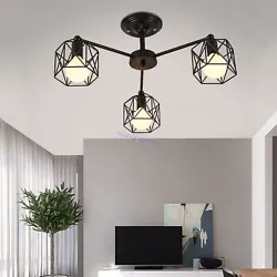 Industrial Chandelier Pendant Light Hanging Ceiling Lamp Fixture Kitchen Island. Type: ceiling light. ☆ High-quality...
