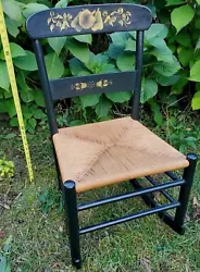 Beautiful mint condition Toddler Rocking Chair. Black with gold stensil. Rocks just a little perfect for safety. Very...