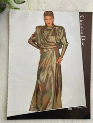 Christian Dior. fall winter 1983 1984. automne hiver 1983 1984. 31,5 24 cm. très bon état. recto verso. Papier épais...