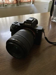 Sony a7 ii, used Kit lens and charger included.