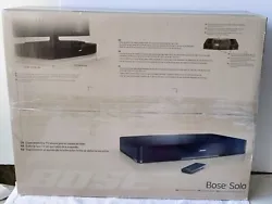 Bose Solo TV Sound System Black Speaker. Well, it’s about to get dramatically better. Wide, even sound throughout the...