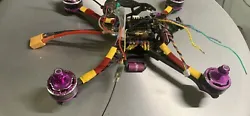 Beautiful FPV 5”Fully built just tidy up wires secure top plateConnect to Betaflight The vtx is workingThe rx is red...
