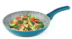 PRODUCT DESCRIPTION ---Aluminum Non-Stick Frying Pan with Induction Bottom, 3-Layer Granite Coating ---★ Made of High...