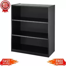 Add the sleek Mainstays 3-Shelf Bookcase to almost any room for a functional and stylish look. Easily and quickly...