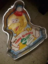Happy Birthday Witon cake Pan Sesame Street. Condition is 