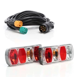 XPOtool Kit 2 Feux arrière Connexion d’embout T2 av. Câble remorque 5m 7 Broches. La visibilité nocturne de votre...