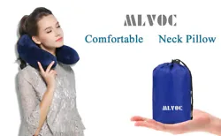 MLVOC IDEAL TRAVEL PILLOW. This travel pillow is inflated by a built-in pump. By pressing the air pump repeatedly about...