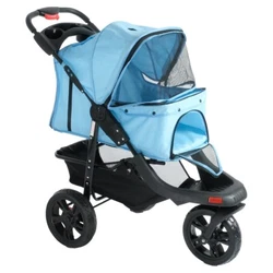 (About Koreyosh. 6)The pet stroller easy to set up in few minutes with the installation manual. Folding Size: 35