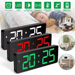 Snooze Duration 1-60 Minutes. We clock is quiet, allowing you to get rid of the noise of the night and sleep...