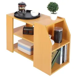 Multifunction, this table can as a bed‑side, sofa table, snacks table or book shelf, perfectly matches all your...