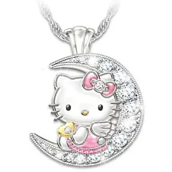 Check this lovely cute necklace for your lovely girls, its suitable for most kinds of clothes styles.Its unique design...