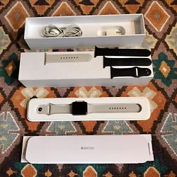 Included 2 Color Authentic Apple Bands; Excellent like New Condition! Excellent Used Condition Sport Apple Watch!...
