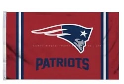 New England Patriots Helmet Flag ~ Large 3X5 ~ NFL Banner ~ FREE SHIPPING.
