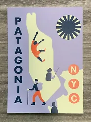 Patagonia Stores Authentic 5”x7” New York City promotional Postcard! Front of postcard includes the Patagonia...