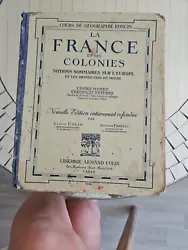 ANCIEN LIVRE SCOLAIRE Géographie 1911.