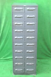 All other drawers work properly and slide out very smoothly. Includes 20 drawers, 10 sections. They are also fully...