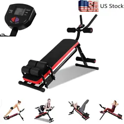 Foldable for easy storage： Equipped with a locking latch, our Abdominal Workout Machine is easy to fold. When not in...