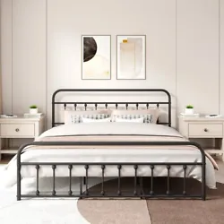 The retro headboard and. and quickly assemble and disassemble. Suitable all ages. The bed stands 13