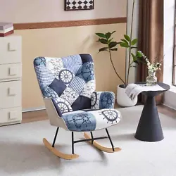 Details: Experience ultimate comfort and style with our Tufted Upholstered Rocking Chair. The soft velvet material,...