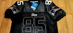 New England Patriots #85 Chad Ochocinco. Everything is sewn on! Throwback Jersey. BLACK color! color is Black.