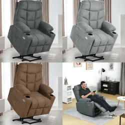 1 x Massage chair. 8-Point Vibration Massage. Electric Lift or Recline. Lumbar Heating. Bearing Capacity: 300 lbs. 1 x...