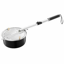 Great Northern Popcorn Campfire Fire Pit Grill Heavy Duty Popcorn Pit Popper.