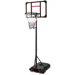 WEATHER-RESISTANT: Crafted with heavy-duty steel, a durable backboard, and an all-weather nylon net, this hoop is...