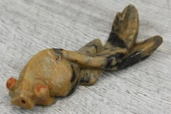 ANTIQUE CHINESE KOY. CARVED SOAP STONE. ESTATE LUXURY. CUTE SMALL SIZE. ANOTHER QUALITY ESTATE FIND. LETS MAKE A DEAL.