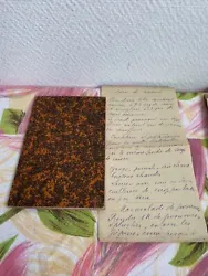 Ancien Carnet Recette Cuisine Écriture Manuscrite Souvenir Vintage. Bon état 3 recettes 15 Cm x 10 cmRéf F190
