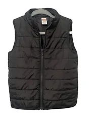 Gymboree Boys Small (5-6) Black Puffer Vest Zip Casual Outdoor. Hardly worn, excellent condition.