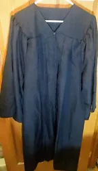 Black Graduation Gown Size 48 Polyester.