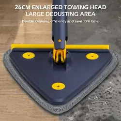 360° Rotatable Adjustable Cleaning Mop. Make Clean EasierThe cleaning tray adopts the latest type of triangular...
