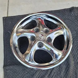 Selling this ONE 17x9 Porsche OEM Wheel Rim Rear.  Has a 1998 date on it but believe it will also fit years1999 & 2000...
