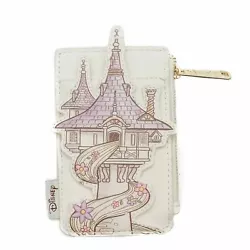 This Loungefly exclusive cardholder has the tower that Rapunzel dwells in the smash hit, TANGLED! The two-tiered tower...