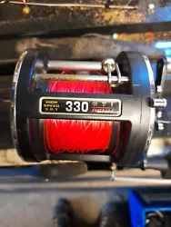 A little used Penn 330GTI boat reel ideal with the level wind to deal with the heavyweights that roam our shores.in...