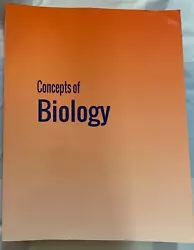 Concepts of Biology 9781680922202. Great condition. No rips or tears.